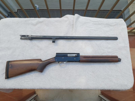 Hola compañeros.pongo a la venta una browning auto 5 calibre 12 con recámara de 70mm.esta en buen estado 30