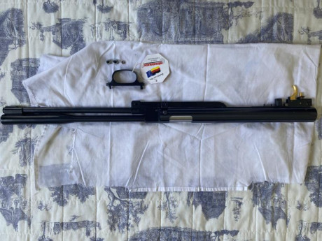 Buenos días compañeros.
Vendo acción completa de Weihrauch Hw97 (Nueva sin usar, con su etiqueta de fábrica) 10