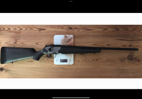 Buenos días.
Vendo culata de carbono para Blaser R8 modelo Standar, o sea, con culata y delantera en dos 00