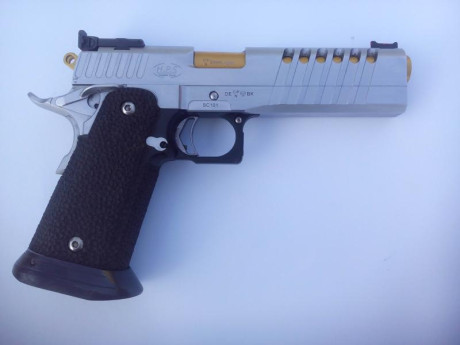 Hola. Vendo pistola del prestigioso fabricante y preparador alemán HPS
Modelo límited master
Poco uso
Se 132