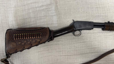Se vende carabina Rossi modelo 62 calibre 22 LR en perfecto estado, tanto maderas como pavón. Capacidad 01