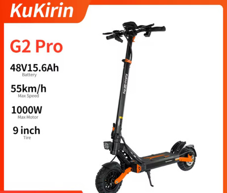 Patinete eléctrico KUKIRIN G2 PRO completamente nuevo sin abrir en su caja y precintado, viene con asiento 02