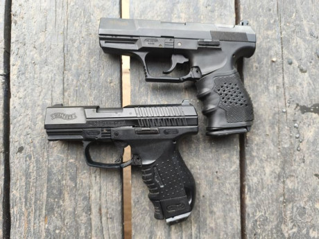 Se vende walther p99 de colección con láser walther 
Zona Barcelona Gerona precio 100€ 00