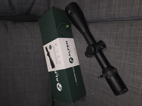 visor alpen xp 2.5x15x50 bdc, en buen Estado y con su caja original.
Lleva reticula iluminada y palanca 02