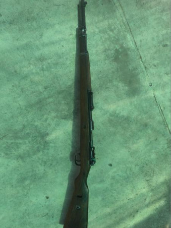 Se vende Mauser Kar 98 inutilizado, punzonado BKA, inutilizacion alemana. Misma numeración en todas sus 00