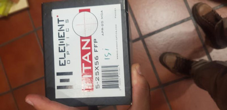 2 cargadores 
Visor Titan 5-55x26  FFP
Bipode
Tiene 6 meses , un caprichazo
1200 euros  esta en Madrid 10
