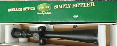 Buenas,

En venta visor Müeller 8-32x44, tubo 30 mm., retícula DOT.

Sólo montado en carabina .22

Excepcional 01