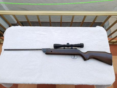 Hola compañeros.pongo a la venta una norica 61 en calibre 5,5mm.esta en buen estado y funcionando perfectamente.tiene 01