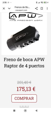 Se vende rifle Bergara hmr creedmoor con freno de boca y compensador de armonicos ( visor no incluido)
Zona 42