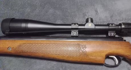 Carabina de muelle: AIR ARMS TX-200 MKIII Calibre 4,5 mm. En muy buen estado. Sólo usada en competiciones. 12