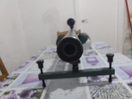 Vendo rifle Browning A-Bolt culata mimetizada de material sintético, recamarado para el cartucho 243 WSSM 10