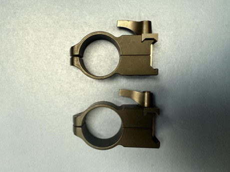 Monturas WARNE extra altas 30mm desmontables para carril weaver.
140€. 01