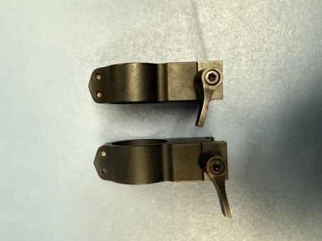 Monturas WARNE extra altas 30mm desmontables para carril weaver.
140€. 00