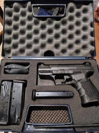 Se vende walther p99 maletín y dos cargadores guiada en f por no usar y bajar el cupo
Zona Barcelona Gerona 70