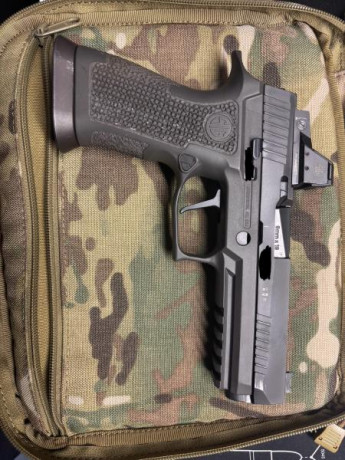VENDO SIG P320 Xfive Legion

-Visor Romeo 1 de 6moa (puesto a tiro) 
3 cuerpos: 
*Cuerpo Legion con Stipple
*Cuerpo 00