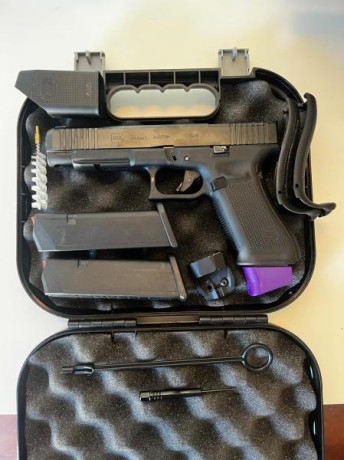 Vendo Glock 34 Gen5 MOS, guiada en F, con menos de 500 disparos.
La pistola está en Barcelona y se puede 02
