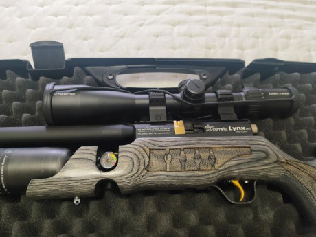 Vendo Cometa Lynx, es él último modelo, regulada a 300 bares y con depósito de carbono de 700cc. Está 00