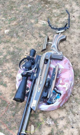 Pongo a la venta mi carabina de field target. Es una AIr Arms FTP900. Es calibre 4,5 con potencia de 16 00