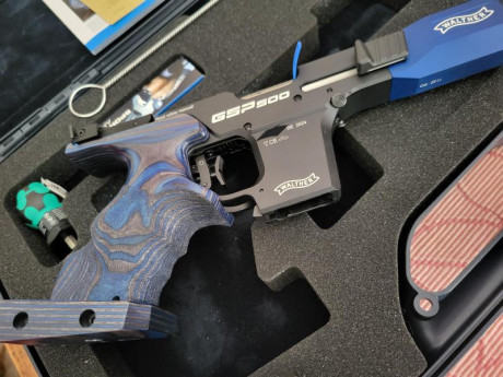 Walther GSP 500 22lr. comprada en Marzo, no tiene ni 400 tiros, nunca la ha sido desarmadoa 2000€. Talla 00