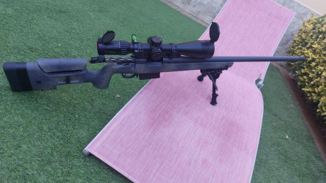 Se vende pack de caza rececho, o PRS  precisión con el siguiente contenido:

- Rifle Bergara de reestreno, 12