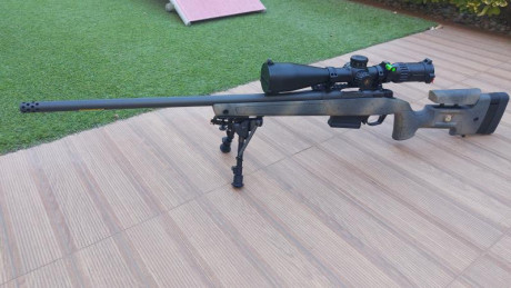 Se vende pack de caza rececho, o PRS  precisión con el siguiente contenido:

- Rifle Bergara de reestreno, 22