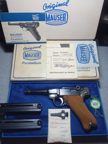 VENDO MÁUSER P06/73 en 9mm parabellun.
La pistola se encuentra en excelente estado, prácticamente nueva, 02