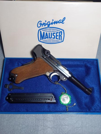 VENDO MÁUSER P06/73 en 9mm parabellun.
La pistola se encuentra en excelente estado, prácticamente nueva, 01