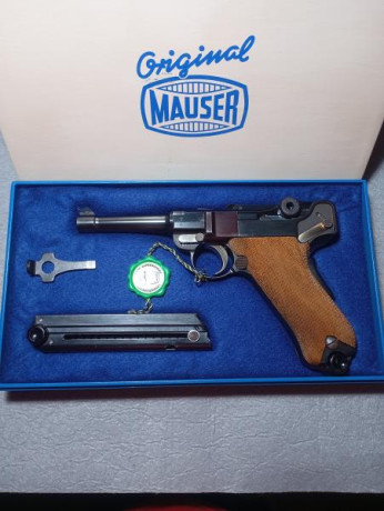 VENDO MÁUSER P06/73 en 9mm parabellun.
La pistola se encuentra en excelente estado, prácticamente nueva, 00