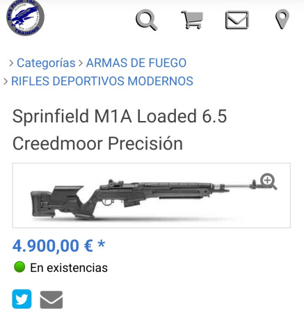 Pues que los chicos de Springfield han decidido recámara el M1A al popular ( en los USA esta siendo la 60