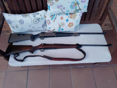 Se  venden mauser estreme 308 con carrillera y freno de boca original, cañón semipesado, monturas a elegir 01