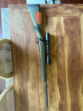 Se vende rifle de cerrojo Bergara B14 hunter, estado impoluto ha pegado muy pocos tiros, tiene rosca, 02