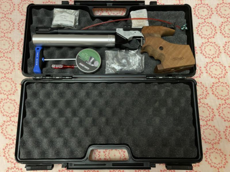 Hola
Pongo a la venta pistola de aire comprimido Hammerli AP20 Pro, muy muy nueva, en estado impecable 50