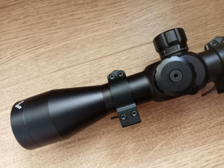 VENDO Visor Primary Arms SLx3.5 4-14×44 FFP ACSS HUD DRM 5.56. 
Mira telescópica de Primary Arms. 
Longitud 32