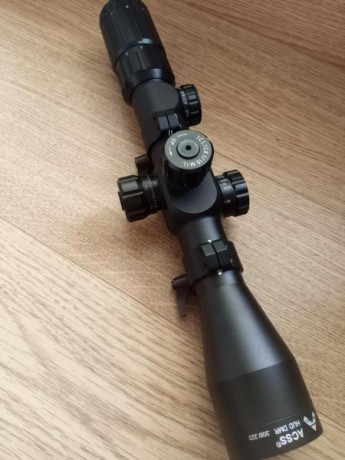 VENDO Visor Primary Arms SLx3.5 4-14×44 FFP ACSS HUD DRM 5.56. 
Mira telescópica de Primary Arms. 
Longitud 31
