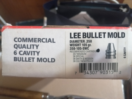 Vendo Turquesa de Lee con 6 cavidades 358-105-SWC, para 357/38, Precio 75,--€, mas gastos de envío. IMG_20251015_205428_resized_20251019_112122182.jpg 00
