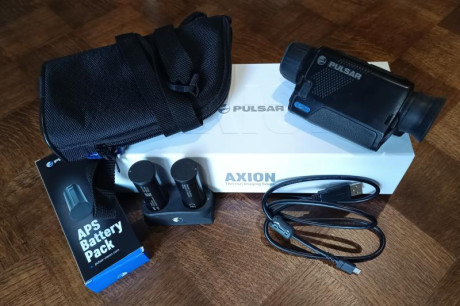 Vendo Pulsar Axion XM30 con dos baterías y acompañado de su caja y manual y funda de transporte, todo 10