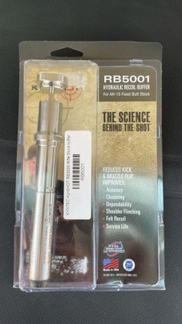 Vendo sistema de amortiguador para AR15 de culata fija.
Hidráulico para mejorar el retroceso, la precison...
Esta 02