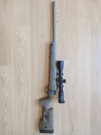 Vendo Bergara HMR para ZURDO, cañón de 24", tiene actualmente 350 disparos, todos de recarga. Está 82