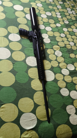 Siguiendo las indicaciones de un youtuber brasileño me he armado una m18 en 7.62 le he configurado el 00