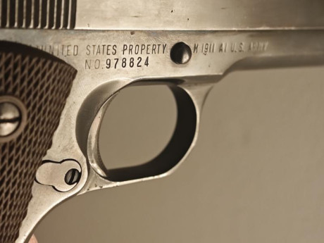 Se vende pistola Remington Rand 1911 modelo A1 fabricada el 1943 para el ejercito de Estados Unidos.
El 72