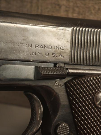 Se vende pistola Remington Rand 1911 modelo A1 fabricada el 1943 para el ejercito de Estados Unidos.
El 71