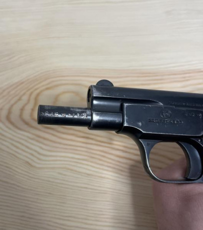 Buenas compañeros, me dispongo a vender mi FN Browning 1900, calibre 7,65 (32 auto) del año 1906.
Pavón 01