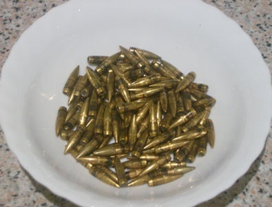 VENDIDAS
Gracias a todos.


Vendo en Madrid 600 Puntas del 222 Remington de 62 grains.

Precio 100 €

 00