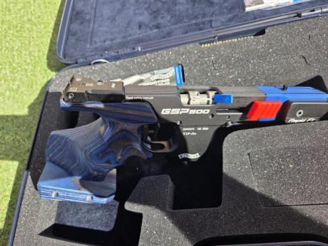 Vendo Walther GSP500 Rapid Fire. 3 meses y medio, 5 cajas de munición tiradas. Comprada en Ibergrips y 10