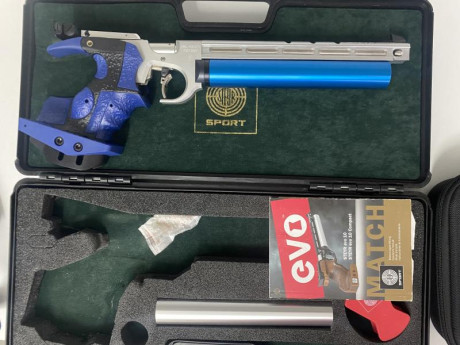 Hola compis.
Pongo a la venta pistola Steyr LP10 EVO (mecánica) color titanio del 2021 (bombonas hasta 02