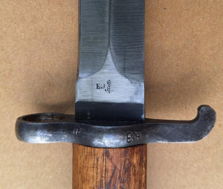 Bayoneta modelo 1914 utilizada por el Ejército Sueco con la carabina Mauser de 6,5 mm m/1894-14. Esta 11