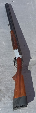 Por falta de uso vendo está escopeta Superpuesta calibre 12 de Asencio Zabala.
Cañón de 71cm, 1 y 3*, 02