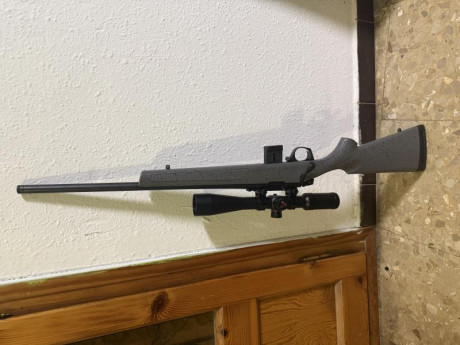 Rifle Bergara 17 hmr bmr steel más visor 6-24 solo a tirado una caja de balas 700 euros gastos de envío 01