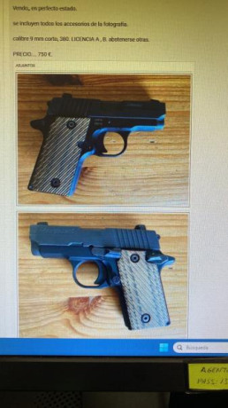 Hola, pistola guiada en A, en perfecto estado y se entrega con todo lo que se ve en las fotos.
Precio 00