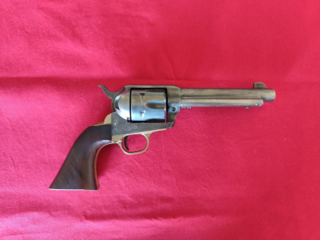 Hola,  revólver Cattleman Pietta 45 long colt, con funda de cuero, por 175 €. Guiado en F. 
También tengo 02